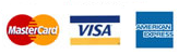 Visa Mastercard Amex logos
